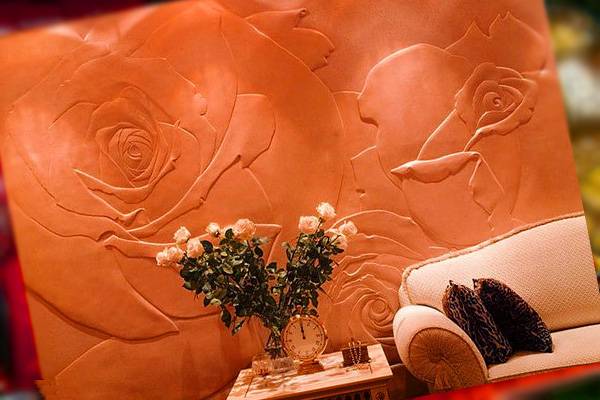 Decorative plaster for interior wall decoration