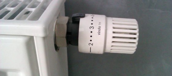 Thermal head for heating radiator