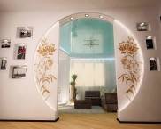 Plasterboard arches: photo, interior design