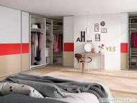 Sliding doors for dressing room