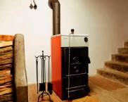 Solid fuel boilers for heating a private house