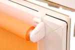 Roller blinds for plastic windows without drilling