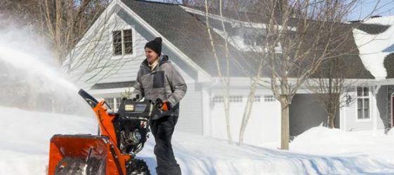 Snow removal equipment for home and summer cottages