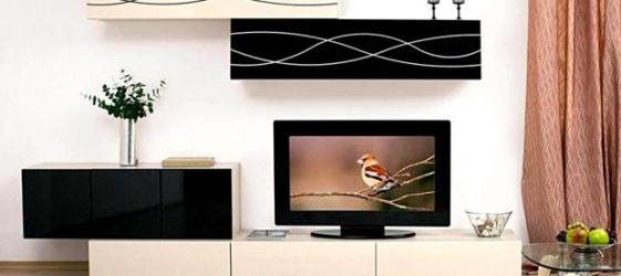 Contemporary TV stand: photo