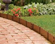 Garden bed curb tape