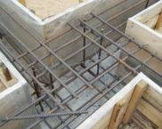 Tying reinforcement for strip foundation