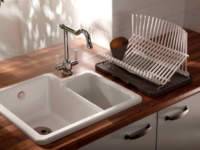 A practical solution to install an enamelled kitchen sink