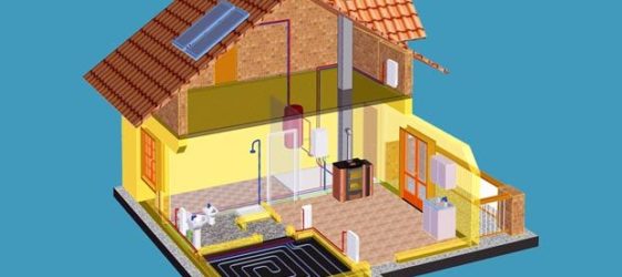 Do-it-yourself water heating of a private house schemes