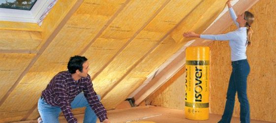 Insulation of the attic from the inside, if the roof is already covered