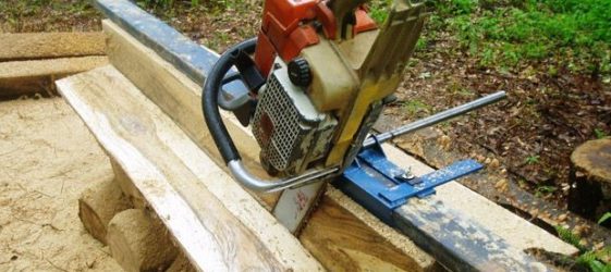 Homemade chainsaw