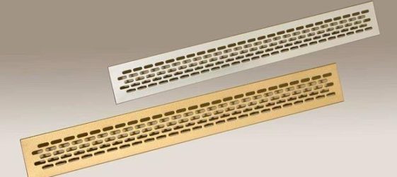 Ventilation grilles for window sills