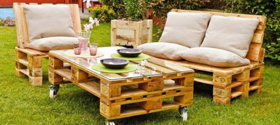 Pallet furniture