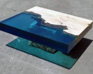 Epoxy resin table