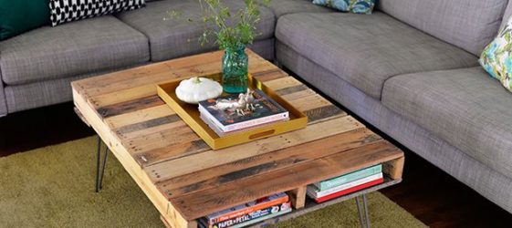 DIY coffee table