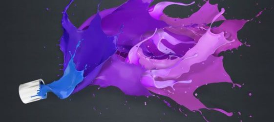 How to get purple color when mixing paints