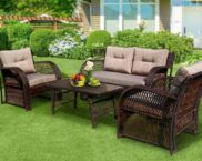 Artificial rattan furniture