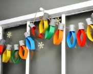 DIY garlands for the new year: photo