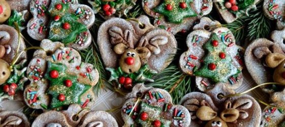 Christmas crafts from salt dough