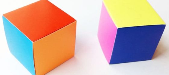 How to make a paper cube