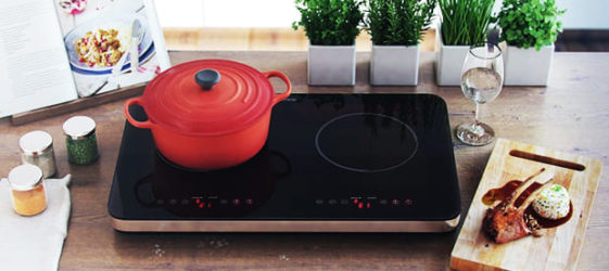 Table induction hob